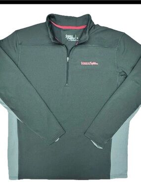 Scheels Outfitters 1/4 Zip Pullover in Charcoal two tones XL Performance hunting